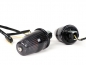Preview: LED-Blinker-Set - MOTO NOSTRA - Lenkerblinker 12 Volt - Vespa V50, 50SS, 50SR, 50 Sprinter, 90SS, 90 Racer, PV125, ET3, Sprint150, Rally180/200 - schwarz