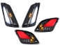 Preview: Blinker-Set vorne+hinten - MOTO NOSTRA - dynamisches LED Lauflicht, Tagfahrlicht vorne + Positionslicht hinten - Vespa GTS/HPE 125-300ccm (Bj. 2019-2022) - smoked