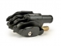 Preview: Wasserpumpendeckel - BGM PRO Faster Flow - Vespa GT/GTS/GTL/GTV/HPE 125-300 ccm  (ab Bj. 2005) - schwarz-eloxiert