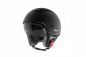 Preview: Demi-Jet-Helm - HELMO MILANO ViaColVento - schwarz-matt