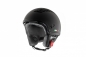 Preview: Demi-Jet-Helm - HELMO MILANO ViaColVento - schwarz-matt