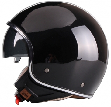 Helm VITO JET SPEZIAL schwarz-glänzend