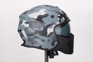 Helm - VITO JET BRUZANO CAMO - camouflage