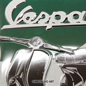 Blechschild - NOSTALGIC ART - Vespa The Italian Classic