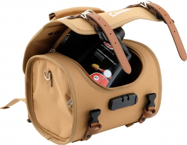 Preview: Tasche/Koffer für Gepäckträger - "Classic" - 10 Liter - braun