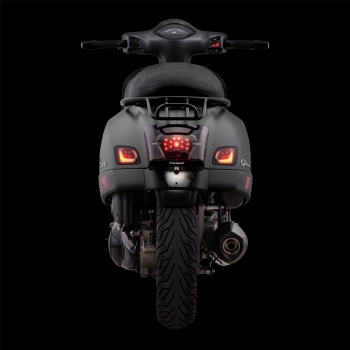 Gepäckträger hinten - SIP 70s - Vespa GTS/GTV/HPE 125-310 ccm (ab Bj. 2003) - schwarz-matt