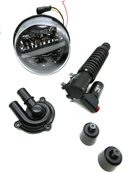 GTS-Package 1 - GASOLINA - Vespa GTS/HPE 125-310 ccm (ab Bj. 2023) - schwarz-matt mit YSS-Stoßdämpfer