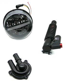 GTS-Package 15 - GASOLINA - Vespa GTS/HPE 125-310 ccm (ab Bj. 2023) - schwarz-matt mit YSS-Stoßdämpfer