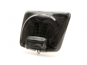 LED-Rücklicht - MOTO NOSTRA customized by GASOLINA - Vespa HPE 125-300 ccm (Bj. 2019-2022) - schwarz mit schwarz-glänzendem Rücklichtrahmen