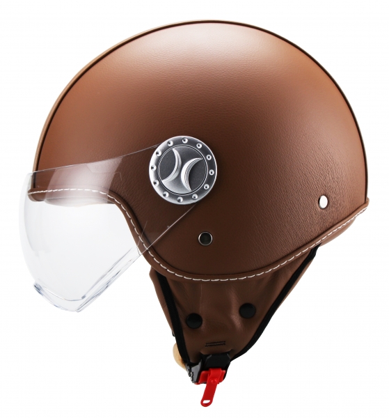 Jethelm - GASOLINA - Leder braun
