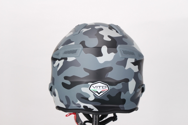 Helm - VITO JET BRUZANO CAMO - camouflage