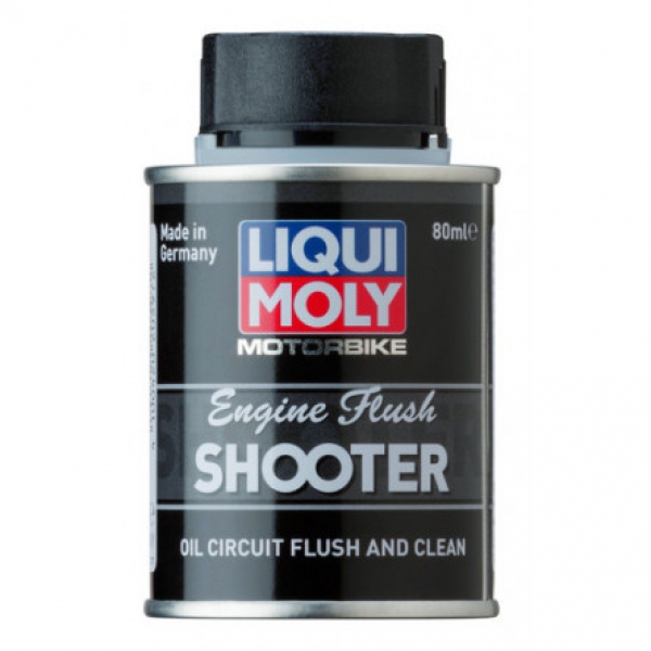 Motorbike Engine Flush Shooter - LIQUI MOLY - 80 ml - Oil Circuit Flush and Clean - Motorspülung