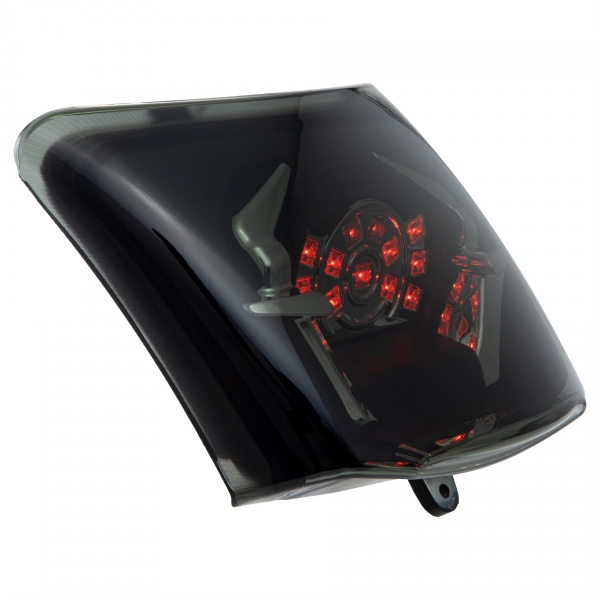 LED-Rücklicht - MK II - Vespa GTS/GTV/HPE 125-300 ccm HPE (Bj. 2019-2022) - schwarz-glänzend mit getöntem Glas