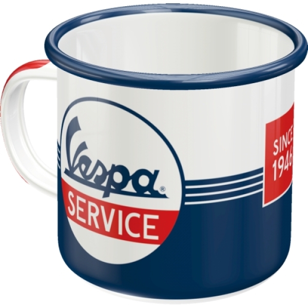 Emaille-Tasse - NOSTALGIC ART - Vespa Service