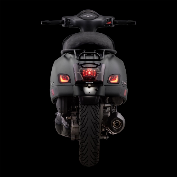 Gepäckträger hinten - SIP 70s - Vespa GTS/GTV/HPE 125-310 ccm (ab Bj. 2003) - schwarz-matt