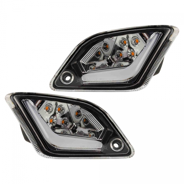 LED-Blinker-Set SIP vorne+hinten - Vespa GTS/GTV/HPE 125-300 ccm (Bj. 2014-2022) - klar