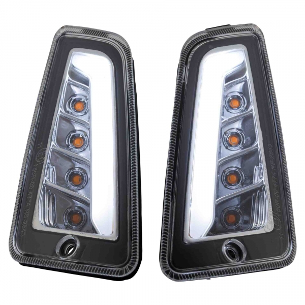 LED-Blinker-Set vorne - SIP - Vespa GTS/GTV/HPE 125-300 ccm (Bj. 2014-2022) - klar