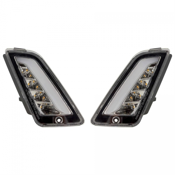 LED-Blinker-Set SIP vorne+hinten - Vespa GTS/GTV/HPE 125-300 ccm (Bj. 2014-2022) - klar