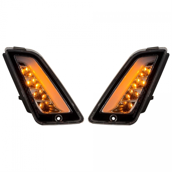 LED-Blinker-Set vorne+hinten - SIP - Vespa GTS/GTV/HPE 125-300 ccm (Bj. 2014-2022) - getönt