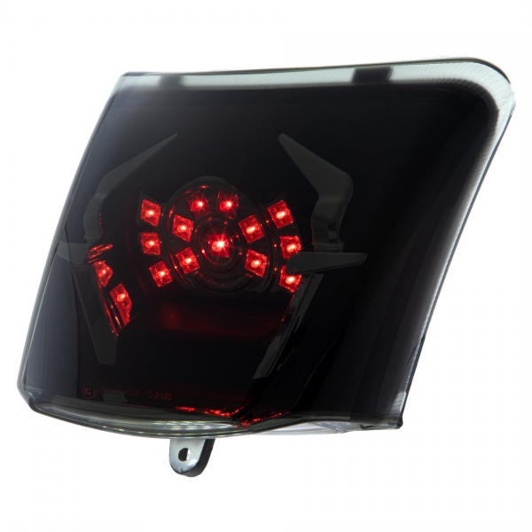 LED-Rücklicht - MK II - Vespa GTS/GTV/HPE 125-300 ccm HPE (Bj. 2019-2022) - schwarz-glänzend mit getöntem Glas