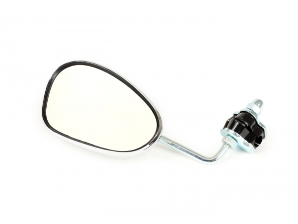 Klemmspiegel Beinschild klein/links - BUMM - Vespa/Lambretta universal - chrom