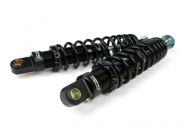 Stoßdämpfer-Set hinten 340 mm - BGM PRO SC/R1 SPORT - Vespa GT/GTL/GTS/GTV/HPE 125-310 ccm - schwarz