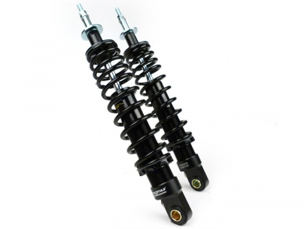 Stoßdämpfer-Set hinten 340 mm - BGM PRO SC/R1 SPORT - Vespa GT/GTL/GTS/GTV/HPE 125-310 ccm - schwarz