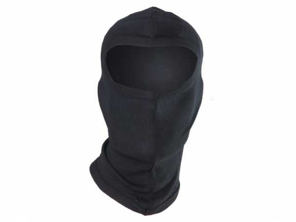 Sturmhaube - SCEED - 100% Baumwolle - schwarz