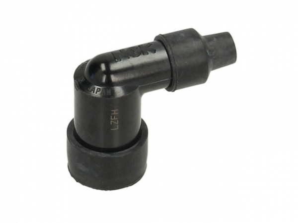 Zündkerzenstecker - NGK - LZFH 90°-Winkel für Anschlussgewinde - schwarz