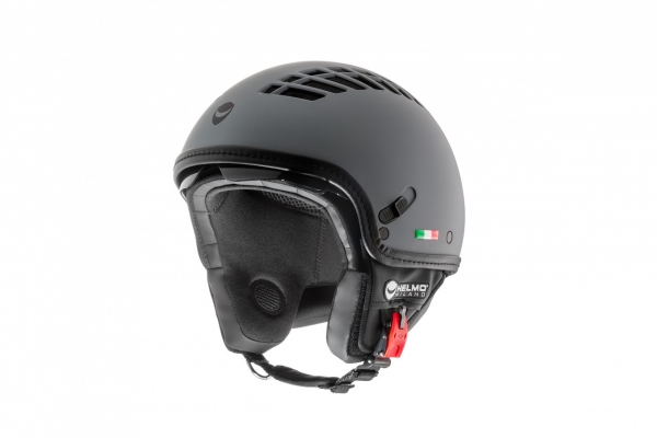 Demi-Jet-Helm - HELMO MILANO ViaColVento - grau-matt