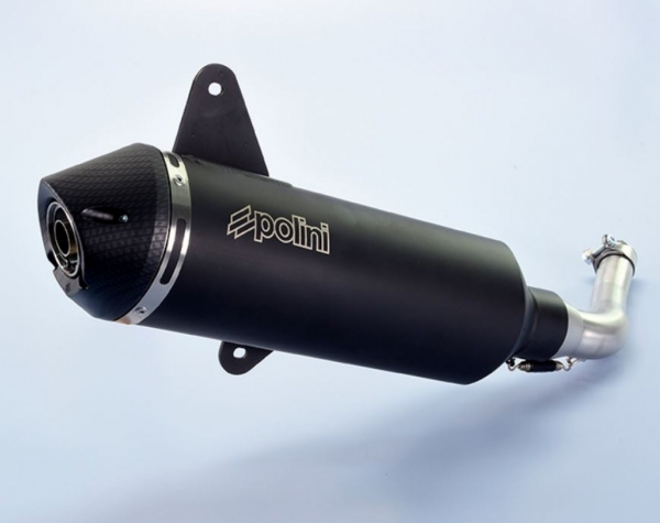 Slip-on-Auspuff - POLINI - Vespa GTS/HPE 300 cm (Bj. 2017-2020) - schwarz ohne Katalysator